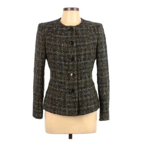 Lafayette 148 Tweed blazer size 10 - Picture 1 of 6